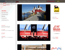 Tablet Screenshot of alphaomega.it