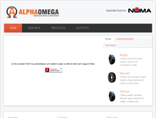 Tablet Screenshot of alphaomega.cl